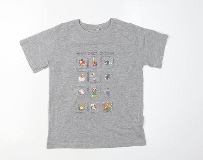 Nintendo Boys Grey Graphic Mario T-Shirt 9-10 Years