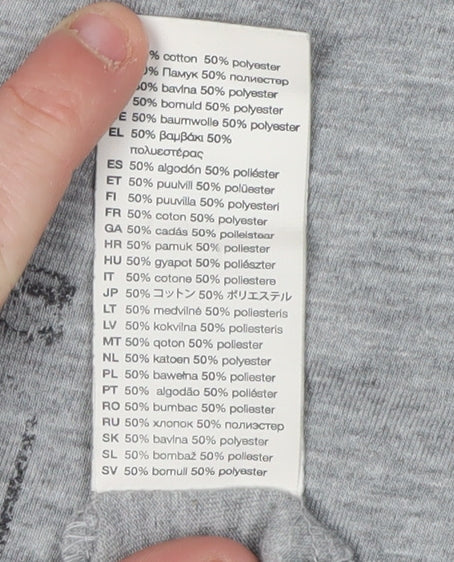 Nintendo Boys Grey Graphic Mario T-Shirt 9-10 Years