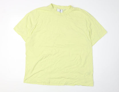 Mens UK Size 2XL COLLUSION Yellow  T-Shirt