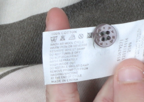 Jeff Banks Men's Multicoloured Striped Polo Shirt