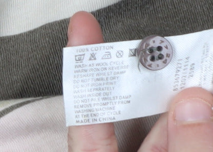 Jeff Banks Men's Multicoloured Striped Polo Shirt