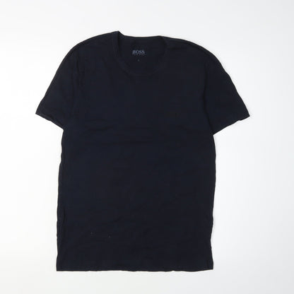 Mens UK Size S HUGO BOSS Black  T-Shirt