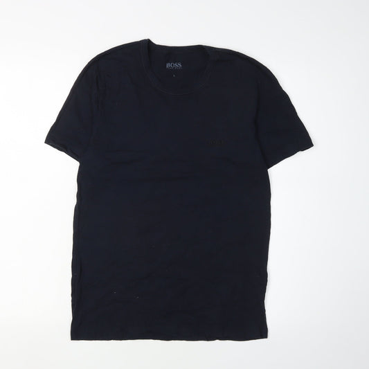 Mens UK Size S HUGO BOSS Black  T-Shirt