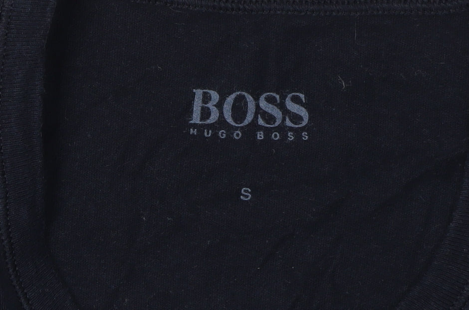 Mens UK Size S HUGO BOSS Black  T-Shirt