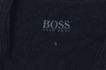 Mens UK Size S HUGO BOSS Black  T-Shirt