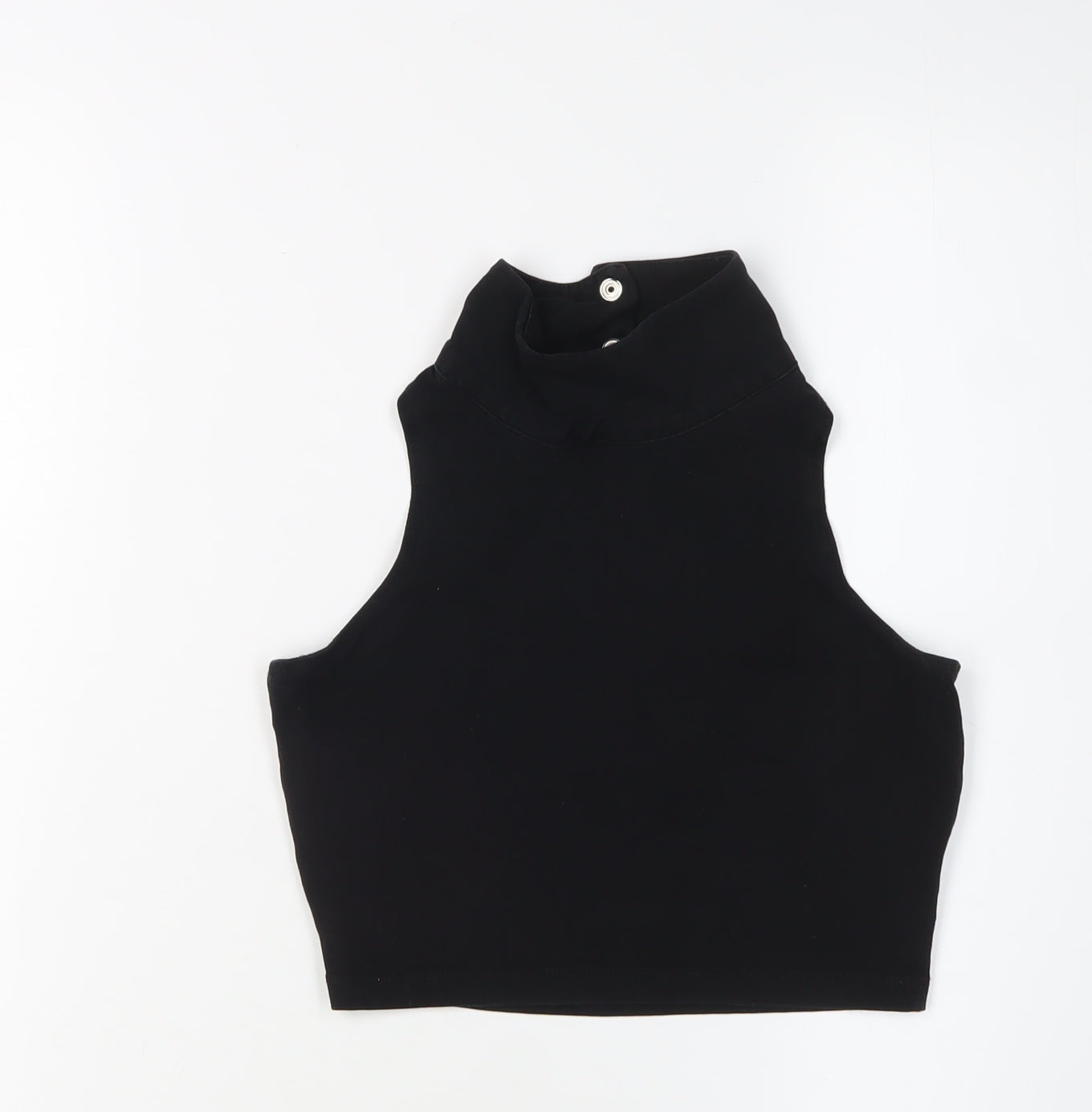 Pineapple Women's Black Cropped Tank Top - Small