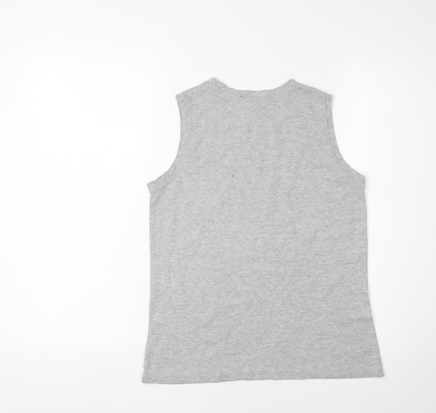 Womens UK Size S New York & Company Grey Basic Tank