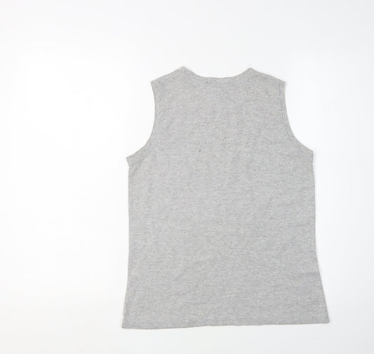 Womens UK Size S New York & Company Grey Basic Tank