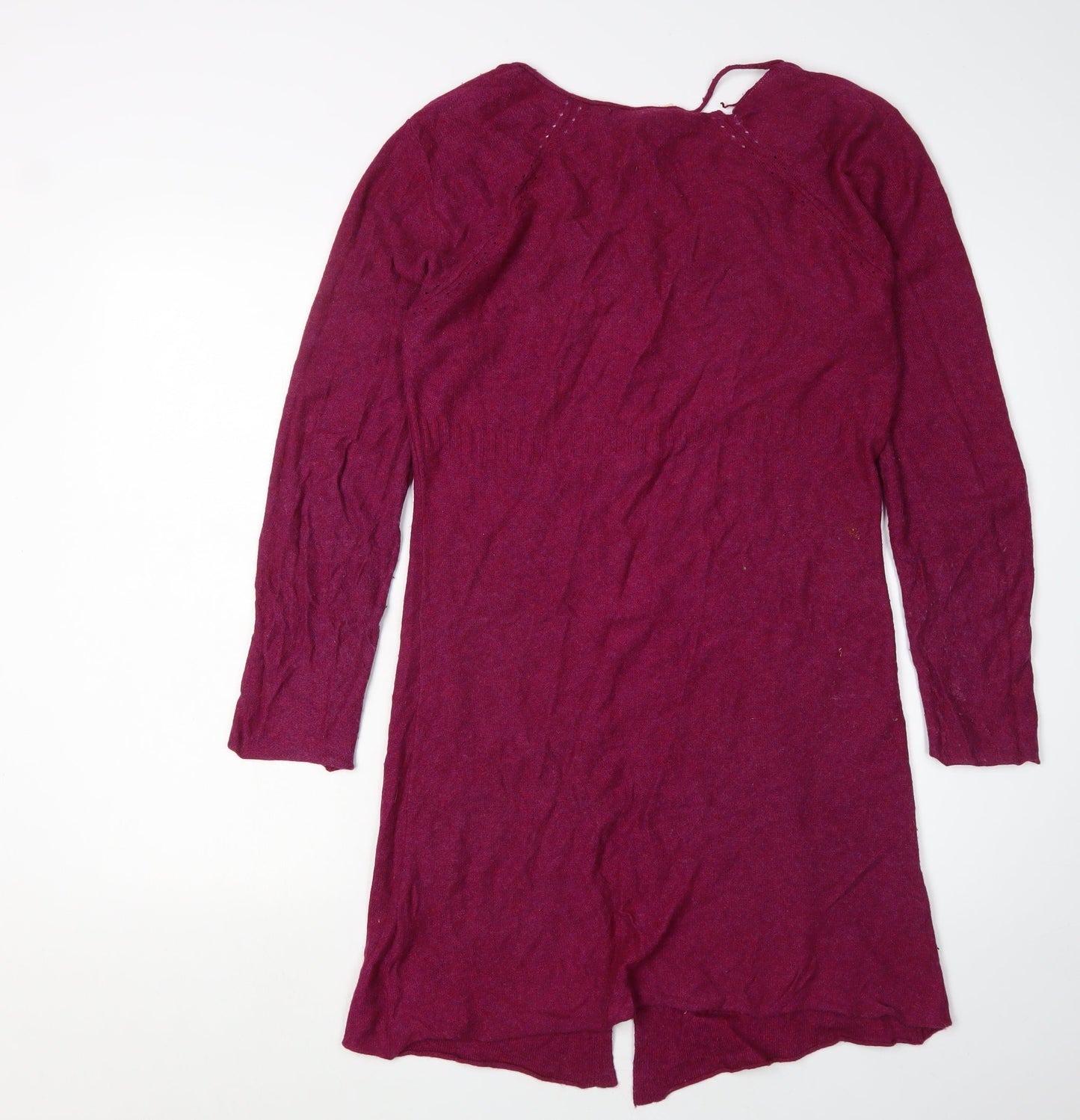 Milette Stuff Women's Red Cardigan Size 10 Buttoned Knitwear