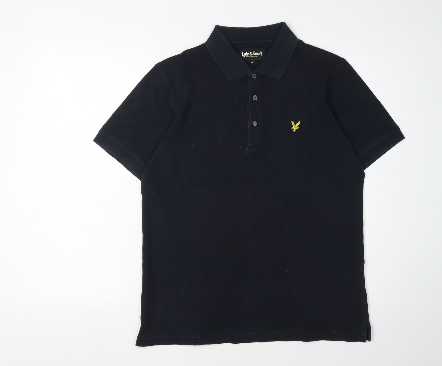 Lyle & Scott Men's Black Polo, Size M, Casual Wear