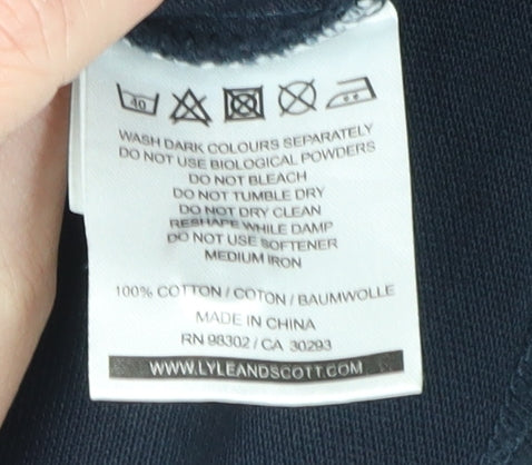 Lyle & Scott Men's Black Polo, Size M, Casual Wear