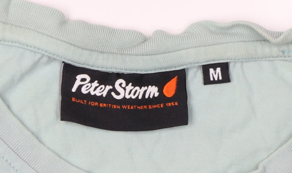 Peter Storm Men’s Blue Graphic Print T-Shirt Medium