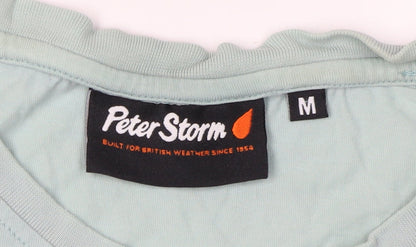 Peter Storm Men’s Blue Graphic Print T-Shirt Medium
