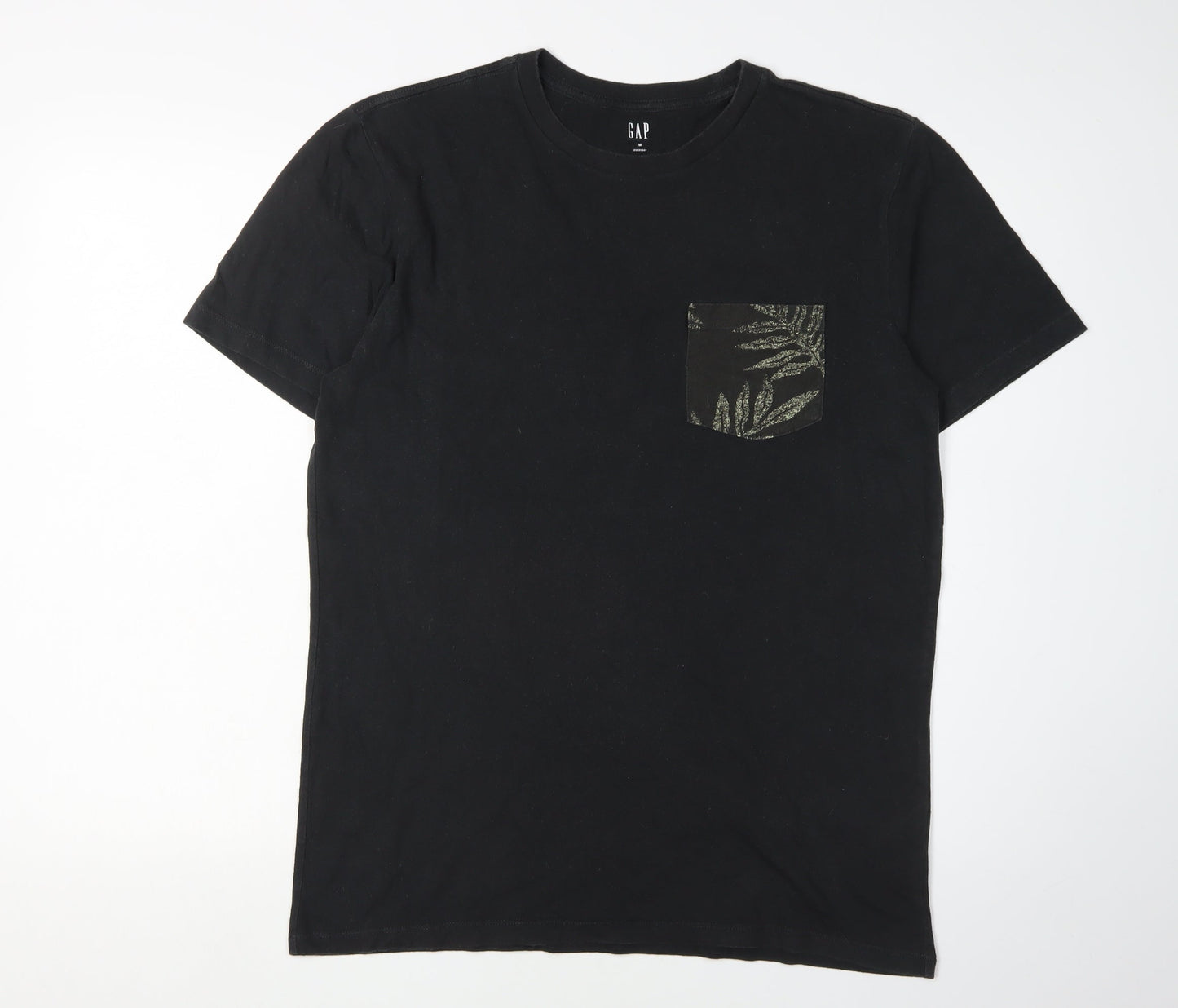 Mens UK Size M Gap Black  T-Shirt