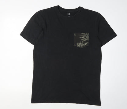 Mens UK Size M Gap Black  T-Shirt