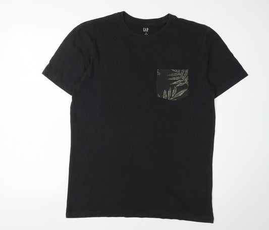 Mens UK Size M Gap Black  T-Shirt