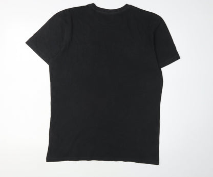 Mens UK Size M Gap Black  T-Shirt