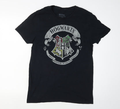 Mens UK Size L Harry Potter Black  T-Shirt