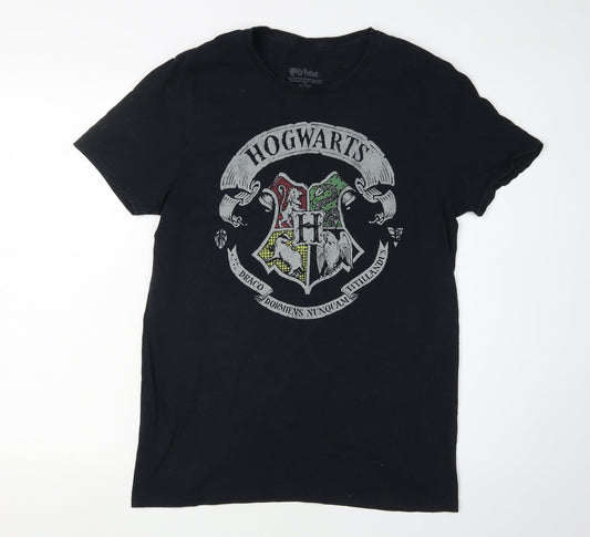Mens UK Size L Harry Potter Black  T-Shirt