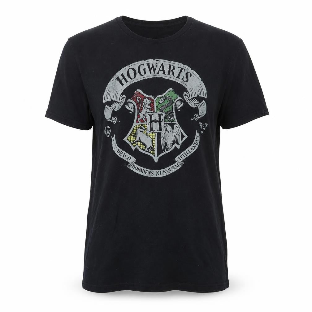 Mens UK Size L Harry Potter Black  T-Shirt