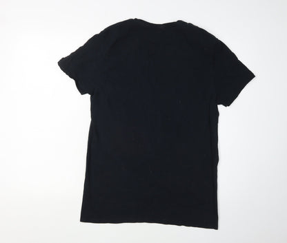 Mens UK Size L Harry Potter Black  T-Shirt
