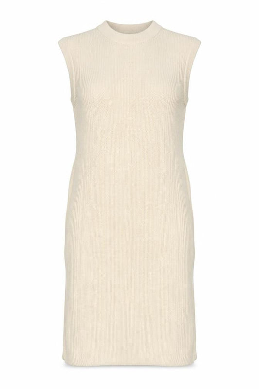 Threadbare Women's Beige Sleeveless Knit Dress Size 14
