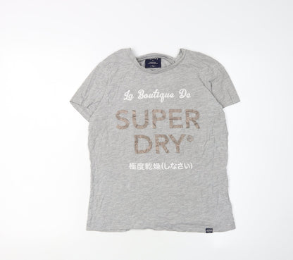 Superdry Women's Grey Logo Nightshirt Size 12