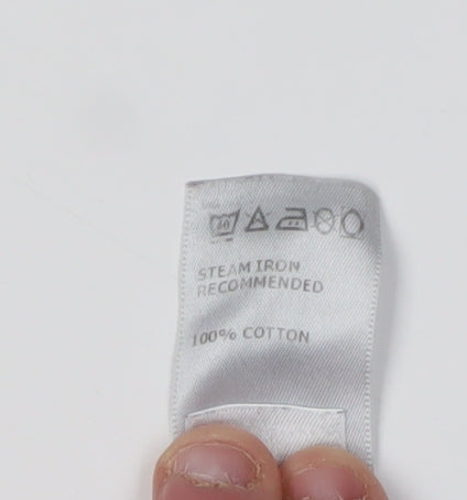 Marks and Spencer Men's Blue Large Crew Neck T-Shirt