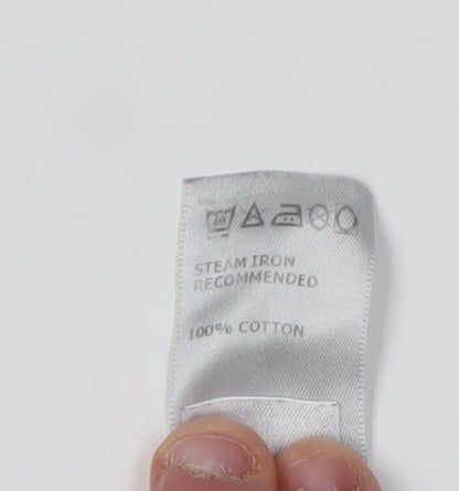 Marks and Spencer Men's Blue Large Crew Neck T-Shirt