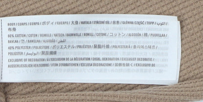 Hollister Women's Brown Full Zip Hoodie - Size S