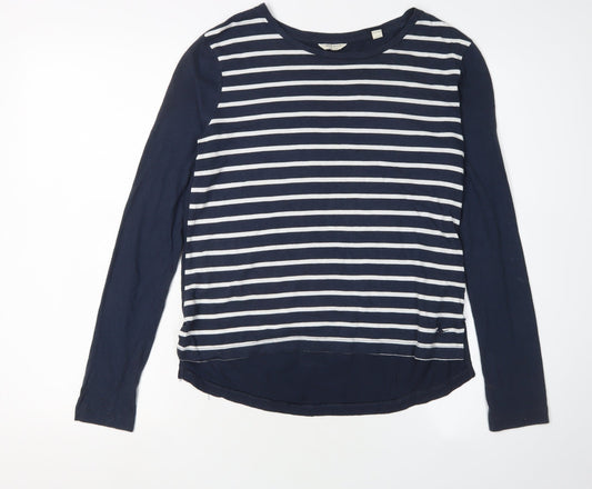 Jack Wills Women's Blue Striped Long Sleeve T-Shirt