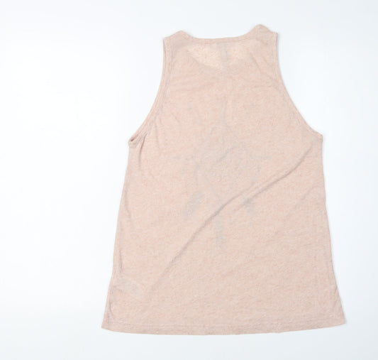 Animal Women's Beige Bohemian Tank Top Size 10