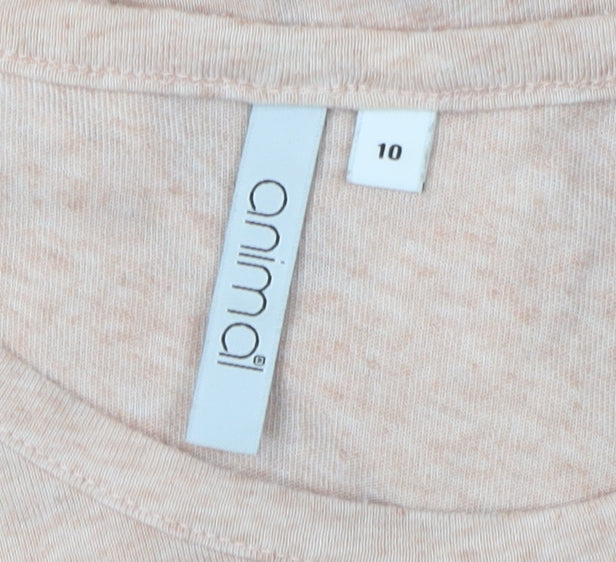 Animal Women's Beige Bohemian Tank Top Size 10