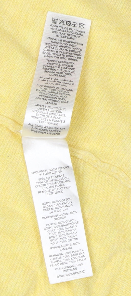 Womens UK Size 12 RJR John Rocha Yellow Cardigan Jumper