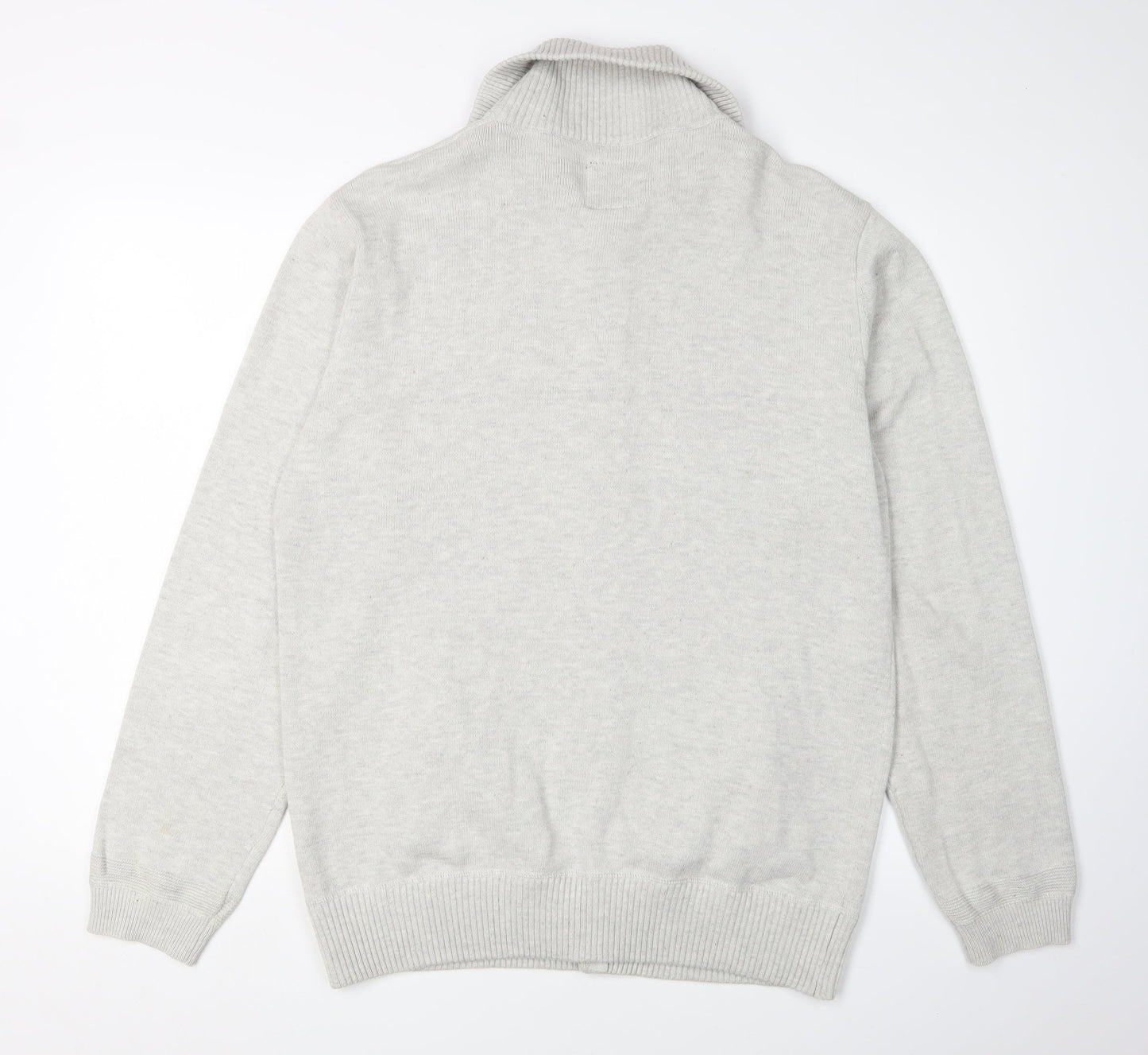 Firetrap Men's Grey Cotton Cardigan Size L