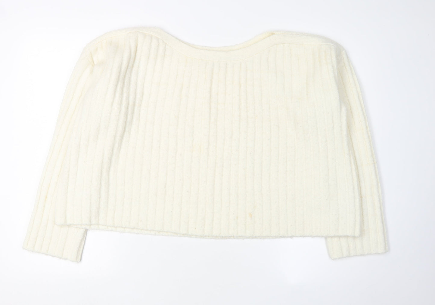 Womens UK Size XS French Connection Ivory  Jumper