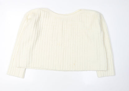 Womens UK Size XS French Connection Ivory  Jumper