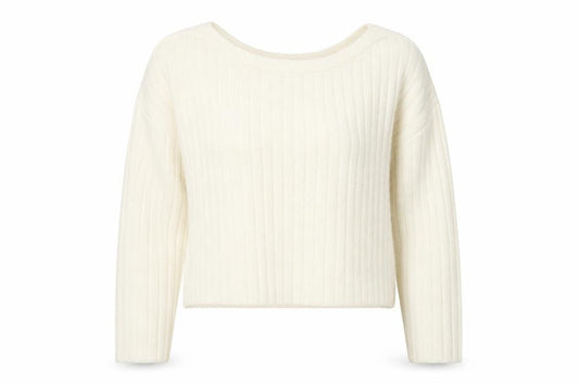 Front view of French Connection Women's Ivory XS Jumper