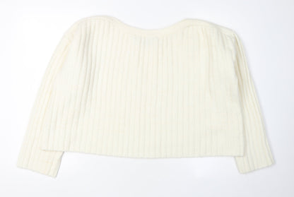 Womens UK Size XS French Connection Ivory  Jumper