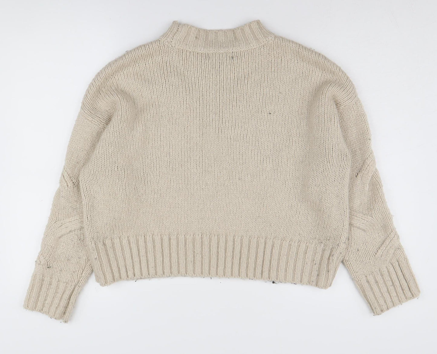 Womens UK Size M New Look Beige Jumper Jumper