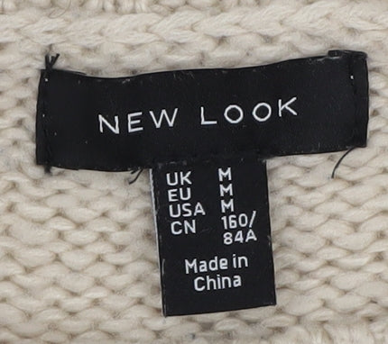 Womens UK Size M New Look Beige Jumper Jumper