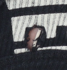 Womens UK Size 12 Pull & Bear Black Cropped Tank