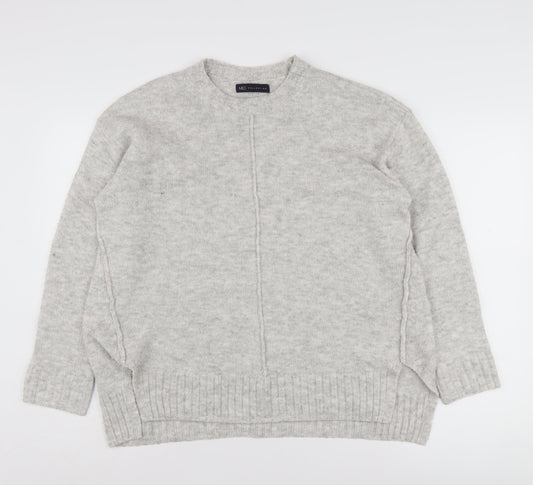 Womens UK Size M Marks and Spencer Grey Pullover Jumper