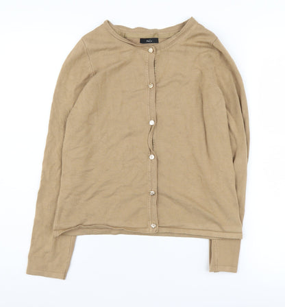 Womens UK Size M M&Co Beige Cardigan Jumper