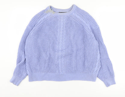 Womens UK Size 14 Marks and Spencer Purple Jumper Jumper