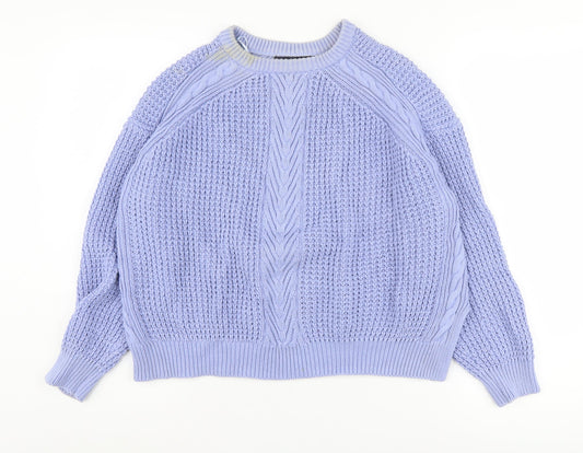 Womens UK Size 14 Marks and Spencer Purple Jumper Jumper