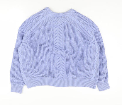 Womens UK Size 14 Marks and Spencer Purple Jumper Jumper