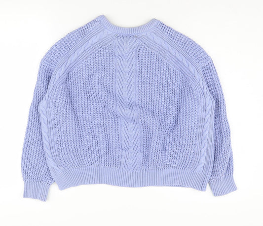 Womens UK Size 14 Marks and Spencer Purple Jumper Jumper