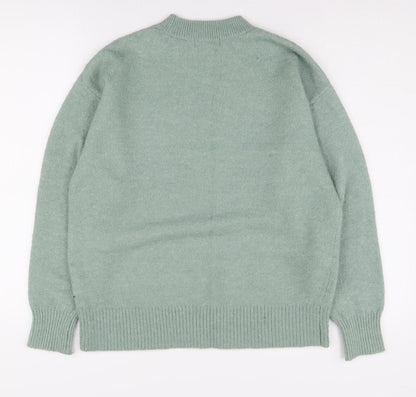 Womens UK Size S H&M Green Pullover Jumper