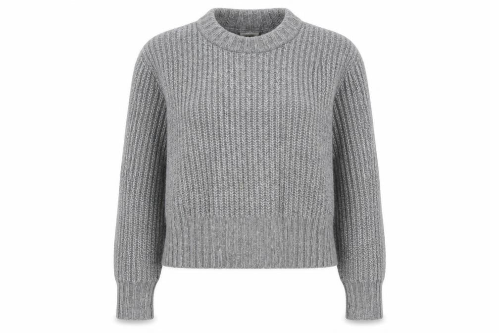 Womens UK Size XS Monki Grey Pullover Jumper